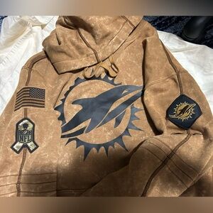 2023 Miami Dolphins Salute To Service Hoodie - XL